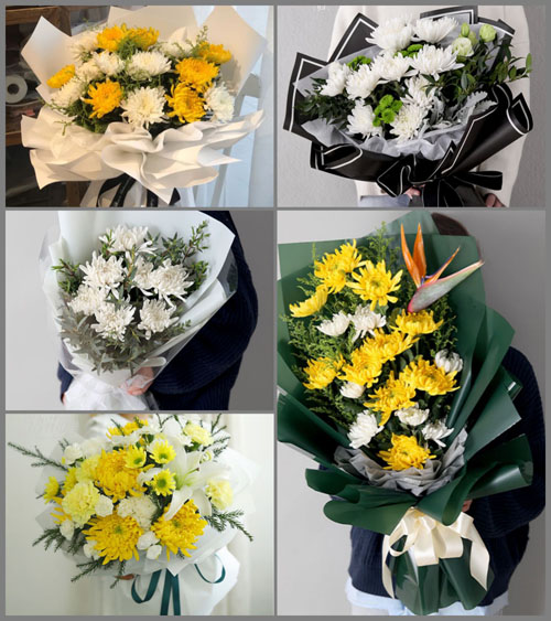 山西晋城高平市建宁乡李家河村白事花束代送